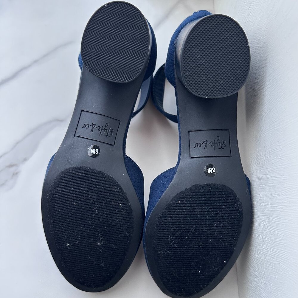 Style & co navy blue Wedge Sandals